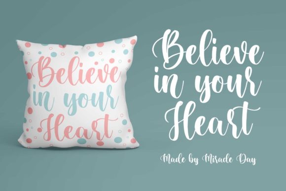 Miracle Day Font PNG with transparent background - Preview 2