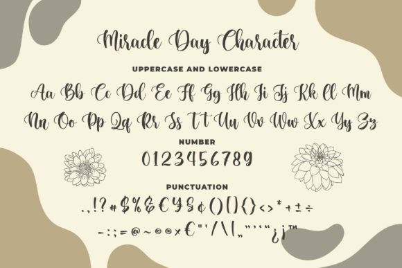 Miracle Day Font PNG with transparent background - Preview 6