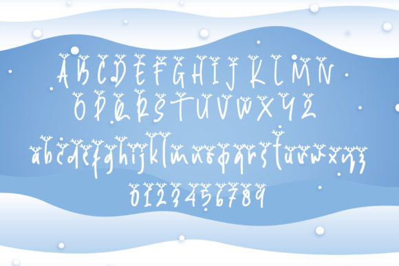 Monsdeer Font PNG with transparent background - Preview 3
