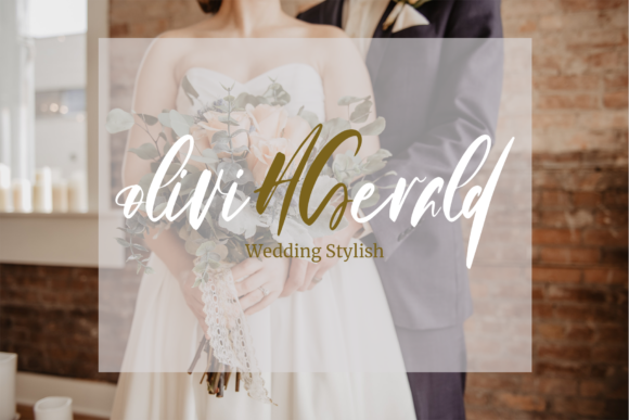 Roses Bloomer Font PNG with transparent background - Preview 4