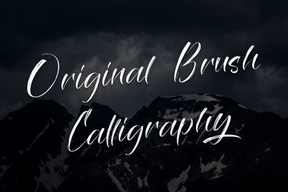 Savage Brush Font PNG with transparent background - Preview 3