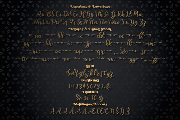 Sheryka Font PNG with transparent background - Preview 5