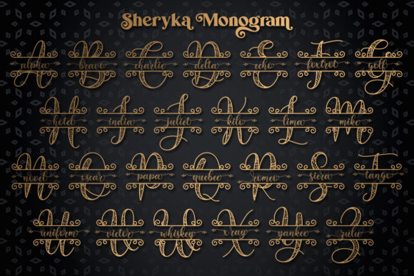 Sheryka Font PNG with transparent background - Preview 6