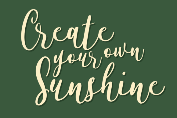 Alyssa Calligraphy Font - Preview 1