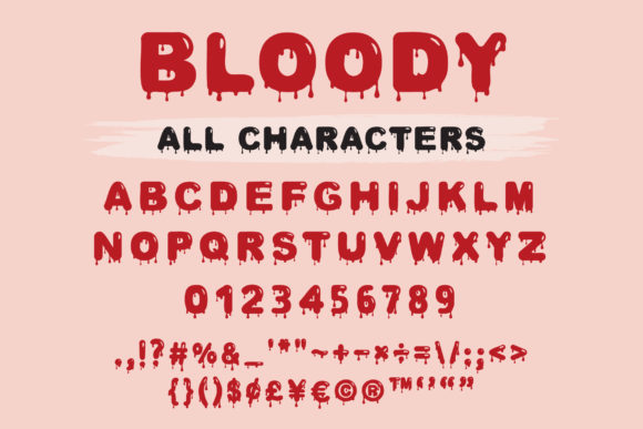 Bloody Font - Preview 5
