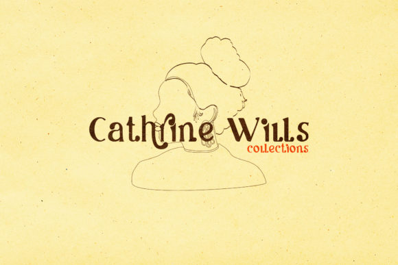 Catherine Wills Font PNG with transparent background - Preview 1