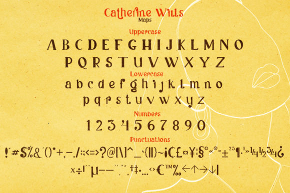 Catherine Wills Font PNG with transparent background - Preview 6
