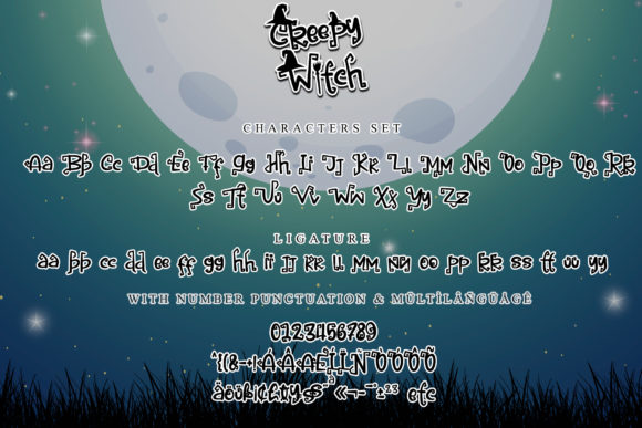 Creepy Witch Font - Preview 5