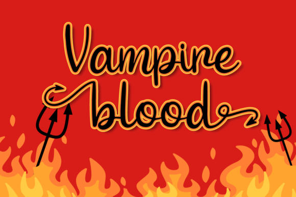 Devil Tail Font - Preview 4