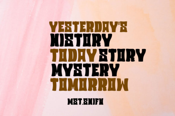Flack Rose Font - Preview 1