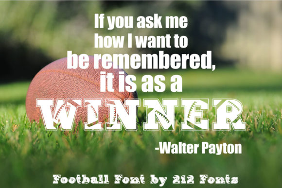 Football Font - Preview 4