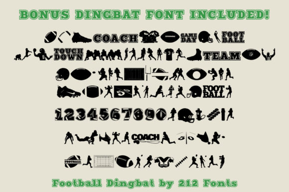 Football Font - Preview 5
