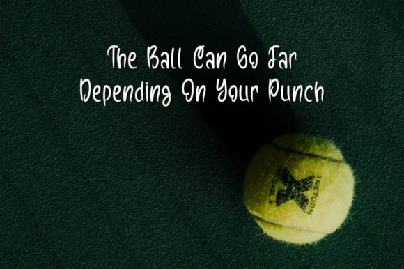 Hand Ball Font - Preview 3