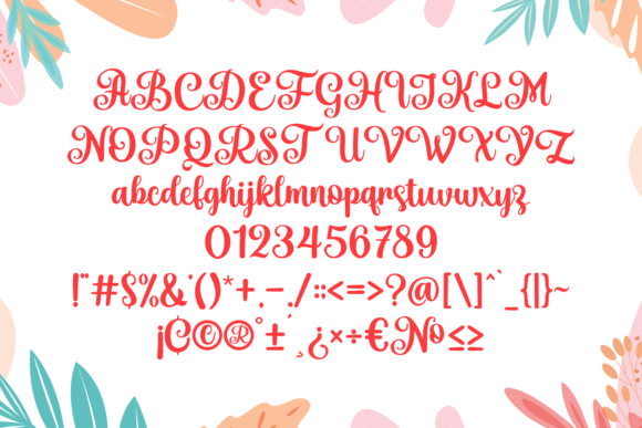 Renitha Font PNG with transparent background - Preview 2