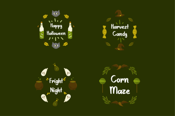 Scary Candy Font PNG with transparent background - Preview 2