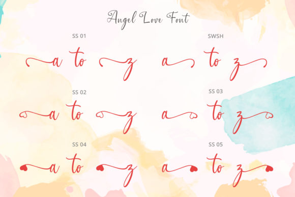Angel Love Font - Preview 5
