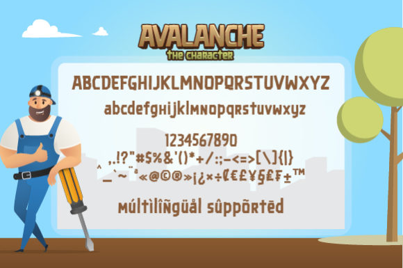 Avalanche Font - Preview 5