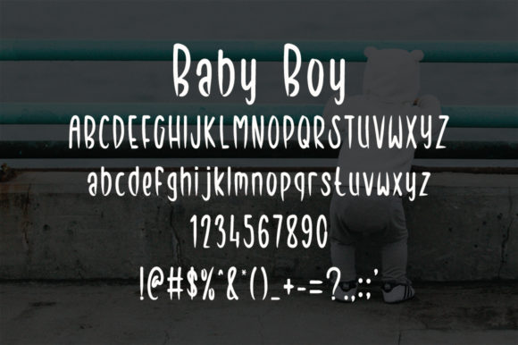 Baby Boy Font - Preview 4