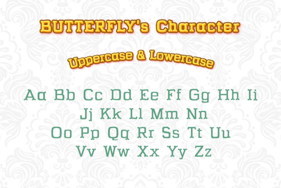 Butterfly Font - Preview 1