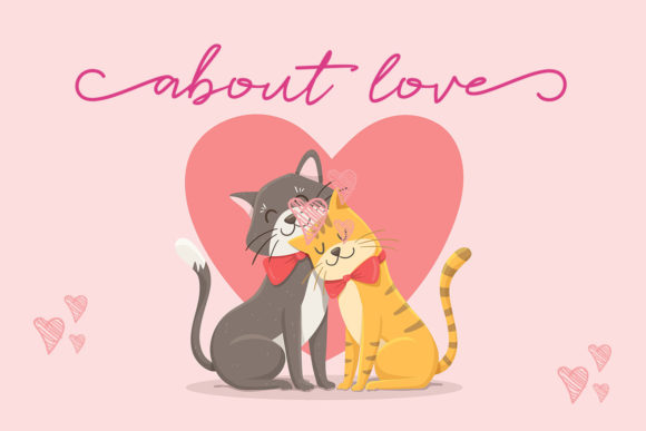 Catlove Font PNG with transparent background - Preview 4