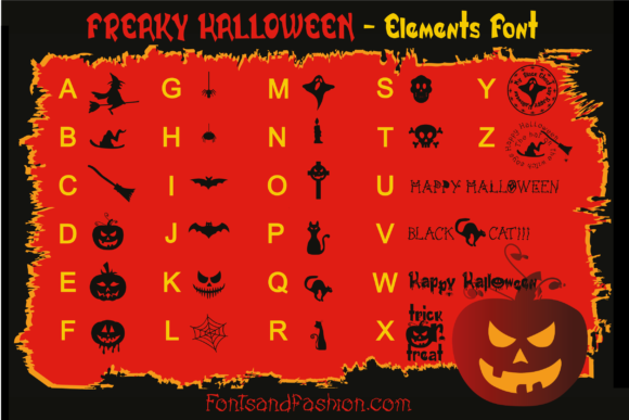 Freaky Halloween Font - Preview 1