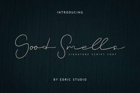 Good Smells Font PNG with transparent background - Preview 1