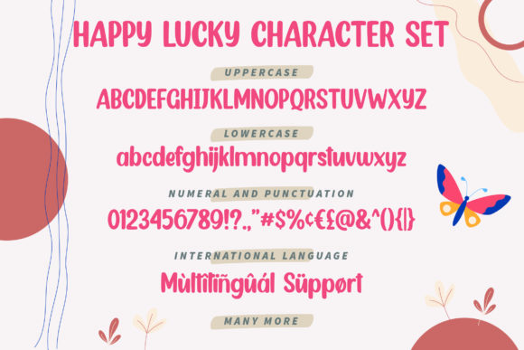 Happy Lucky Font - Preview 1