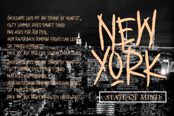 Inking Snake Font PNG with transparent background - Preview 1