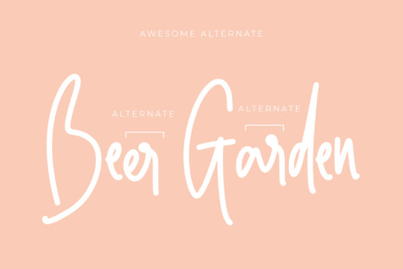 Justtony Font PNG with transparent background - Preview 2