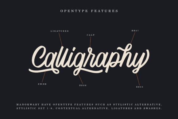 Manokwary Font PNG with transparent background - Preview 2