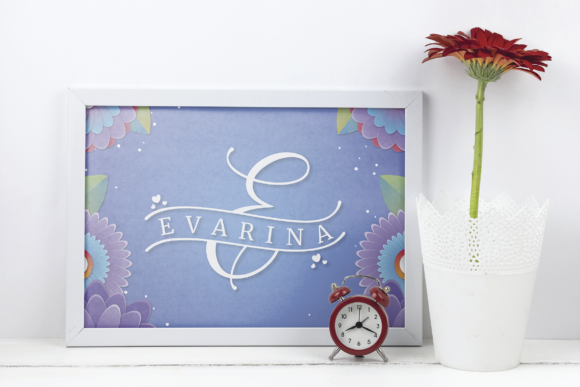 Molidia Monogram Font PNG with transparent background - Preview 4