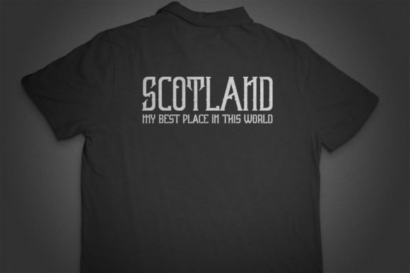 Old Scotch Font PNG with transparent background - Preview 4