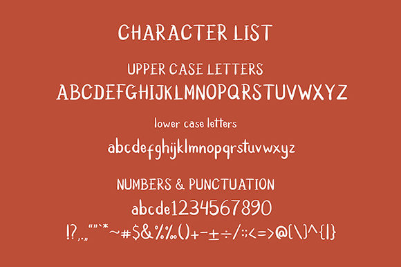 Chocolate Orchestra Font - Preview 1