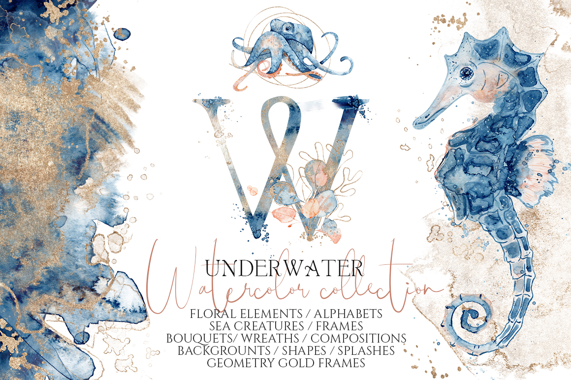 Underwater Watercolor Collection