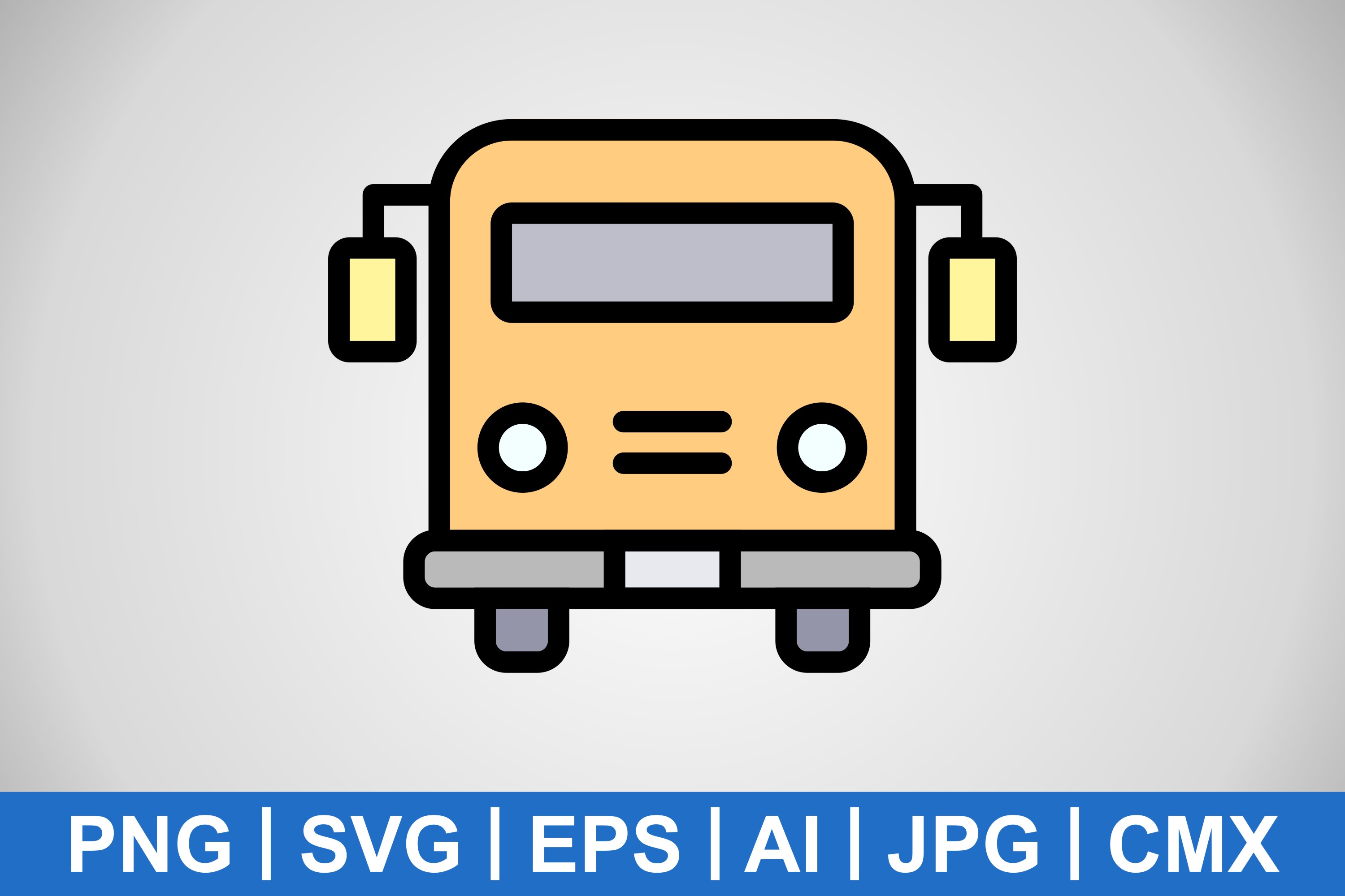 Vector School Bus Icon Graphic by IYIKON · Creative Fabrica