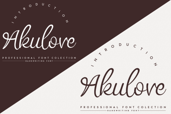 Akulove Font - Preview 1