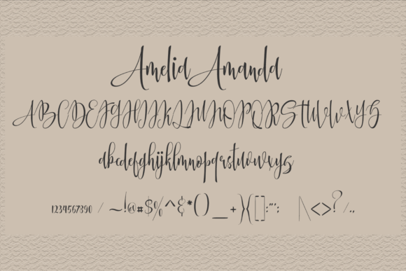 Amelia Amanda Font - Preview 6