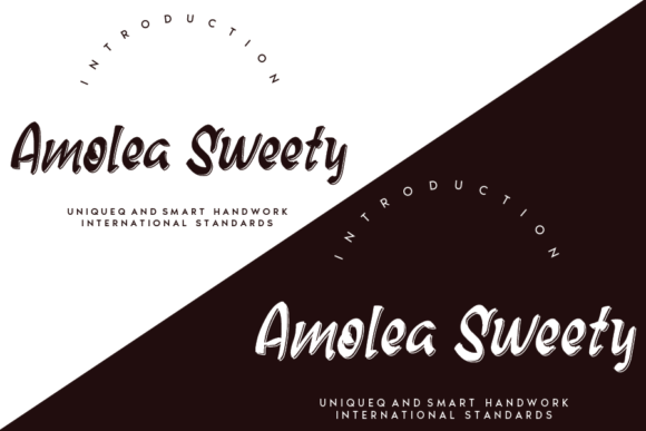 Amolea Sweety Font - Preview 1