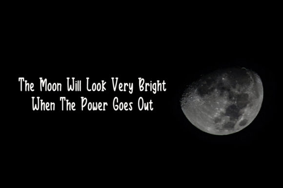 Black Moon Font - Preview 1