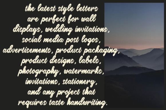 Bountiful Font PNG with transparent background - Preview 2
