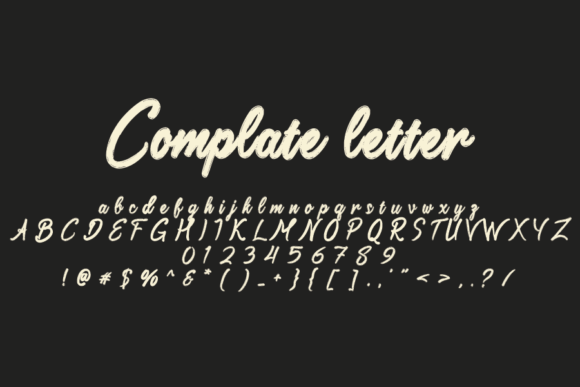 Bountiful Font PNG with transparent background - Preview 3