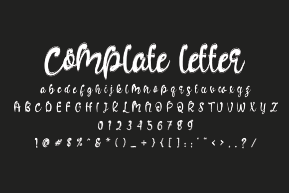 Brush Craf Font - Preview 3