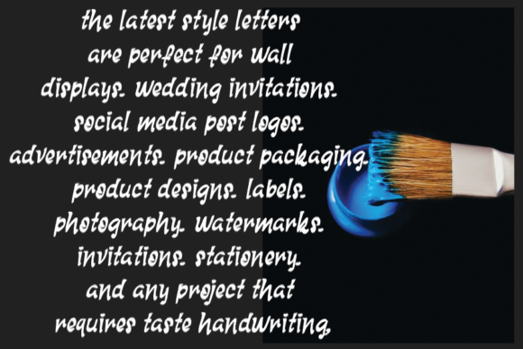 Brush Sweet Font - Preview 2