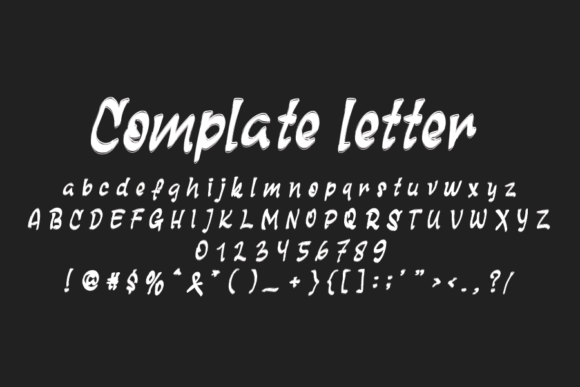 Brush Sweet Font - Preview 3