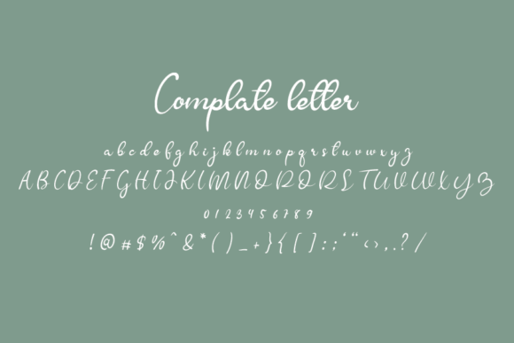 Butnerfly Font - Preview 3