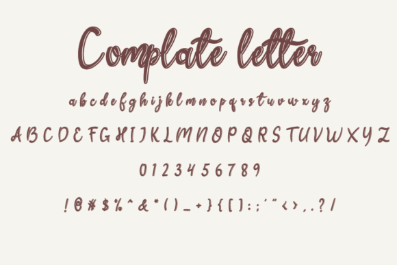Butter Sweet Font - Preview 3