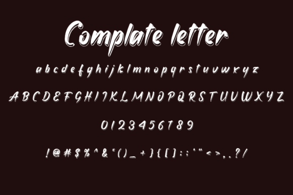 Coffe Cokie Font - Preview 3