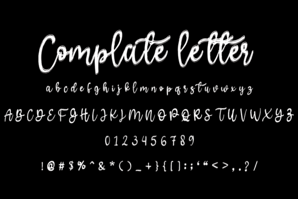 Crips Love Font - Preview 3