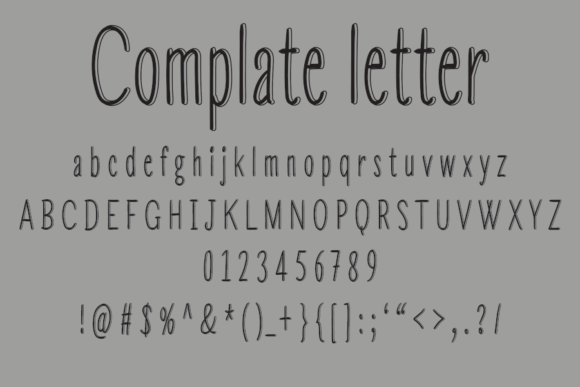 Designline Font - Preview 3