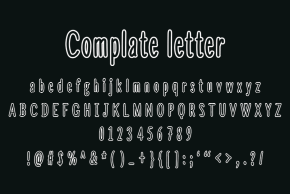 Earthstar Font - Preview 4